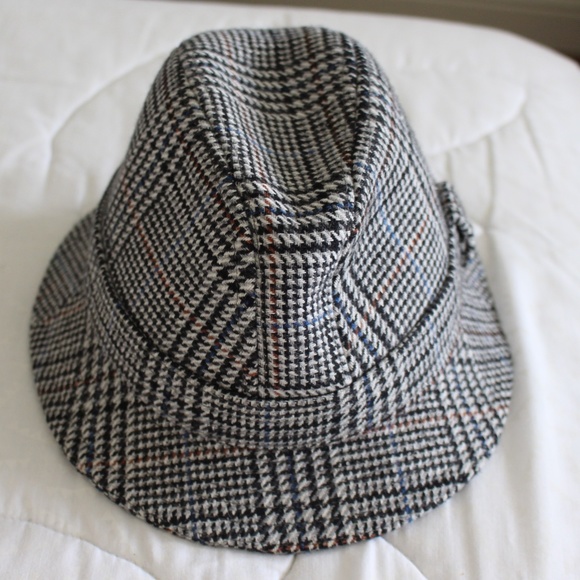 Kangol Other - Kangol Trilby Fedora, Tweed Plaid, Made in England
